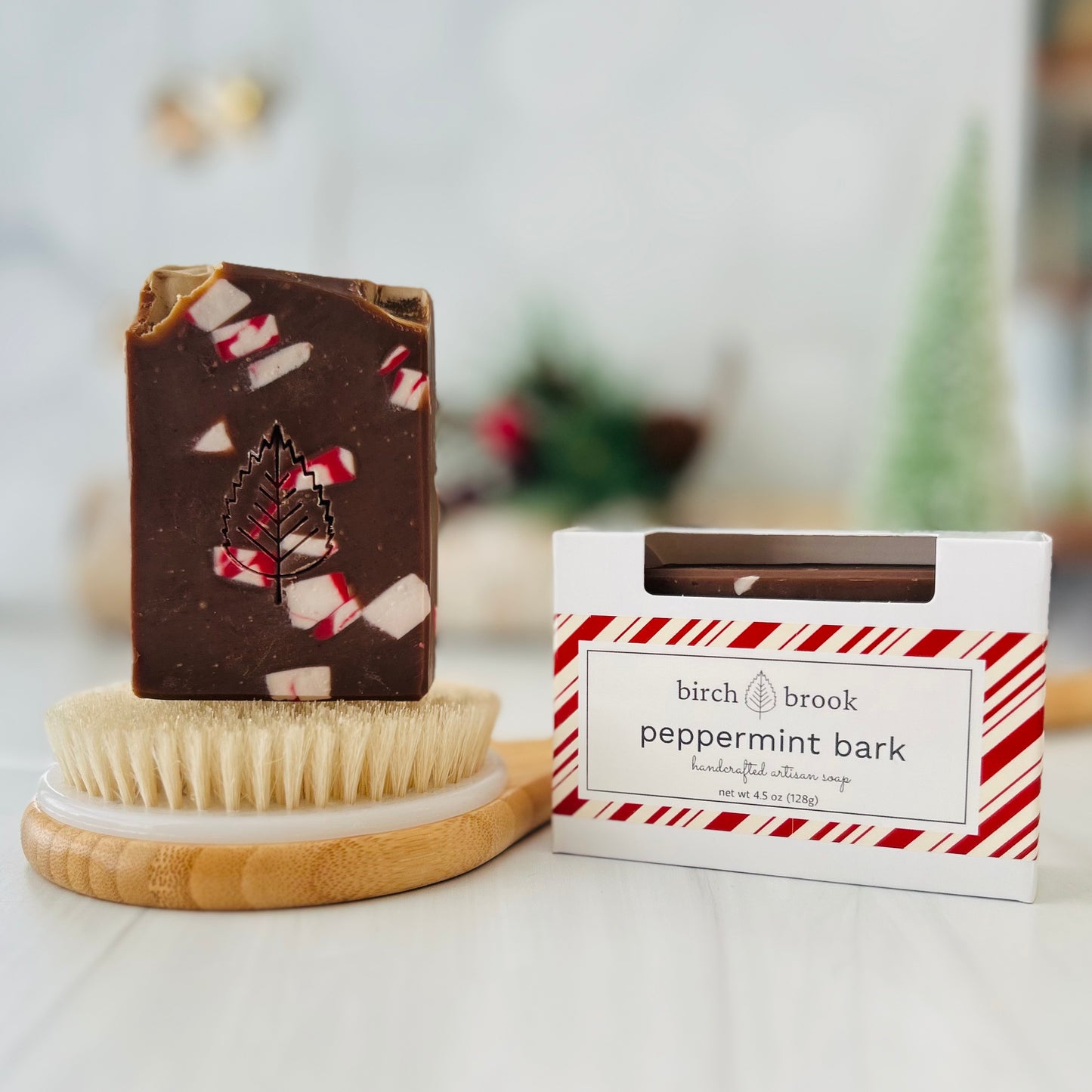 Peppermint Bark Holiday Bar Soap