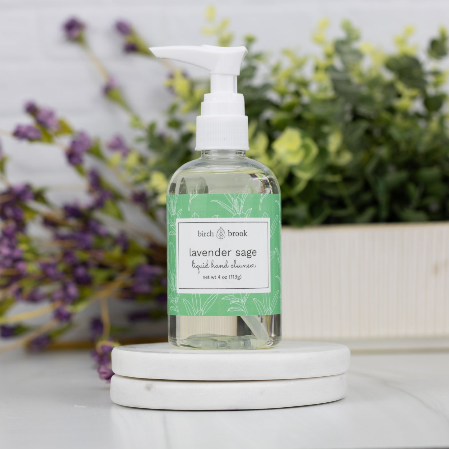 Lavender Sage Liquid Hand Cleanser 4 oz
