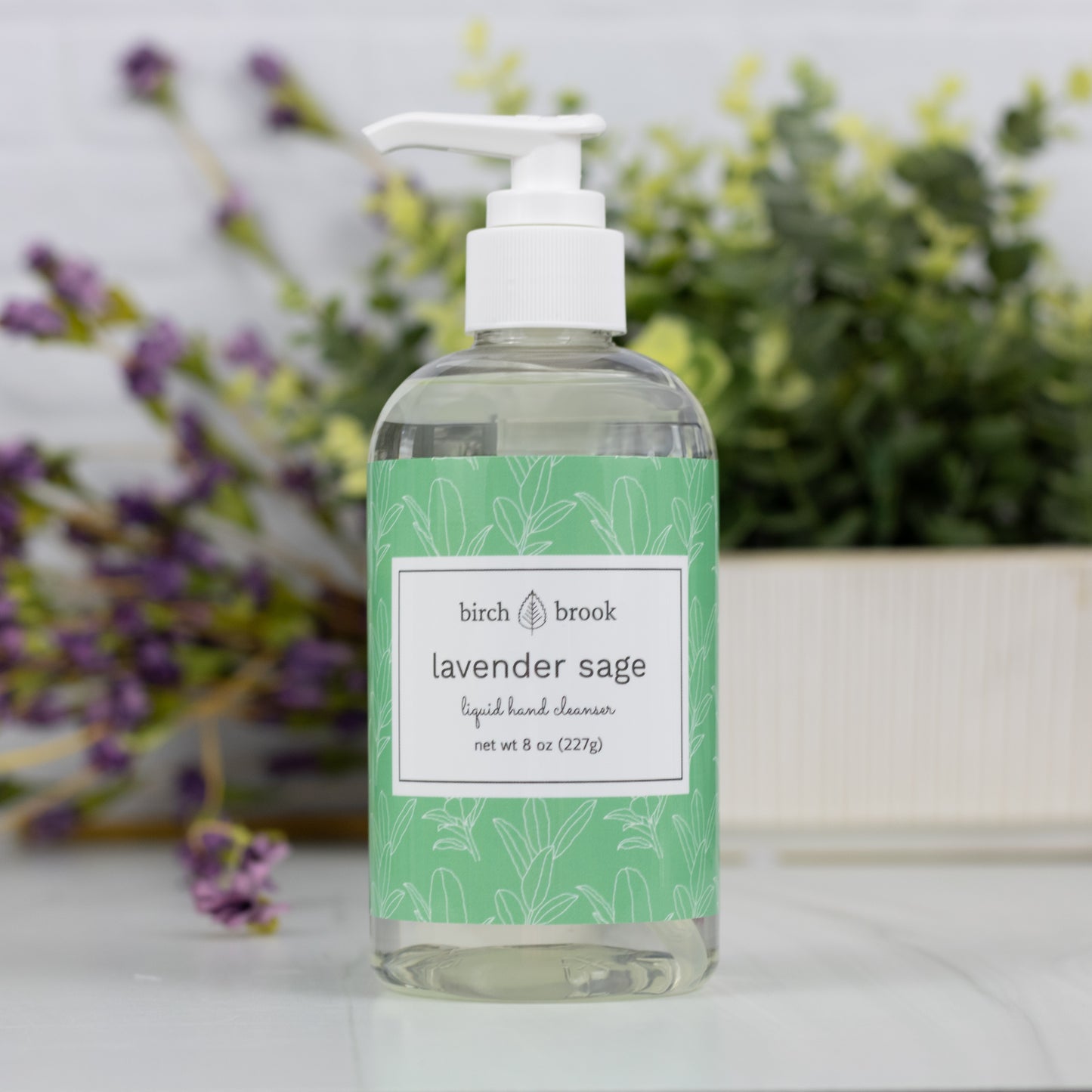 Lavender Sage Liquid Hand Cleanser 8 oz