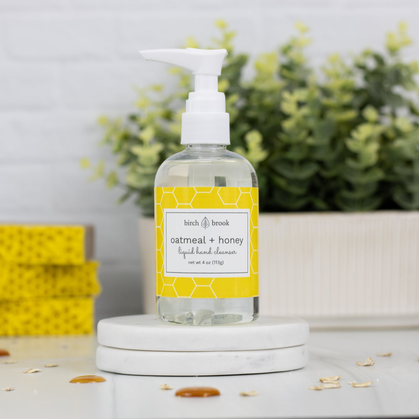 Oatmeal + Honey Liquid Hand Cleanser 4 oz