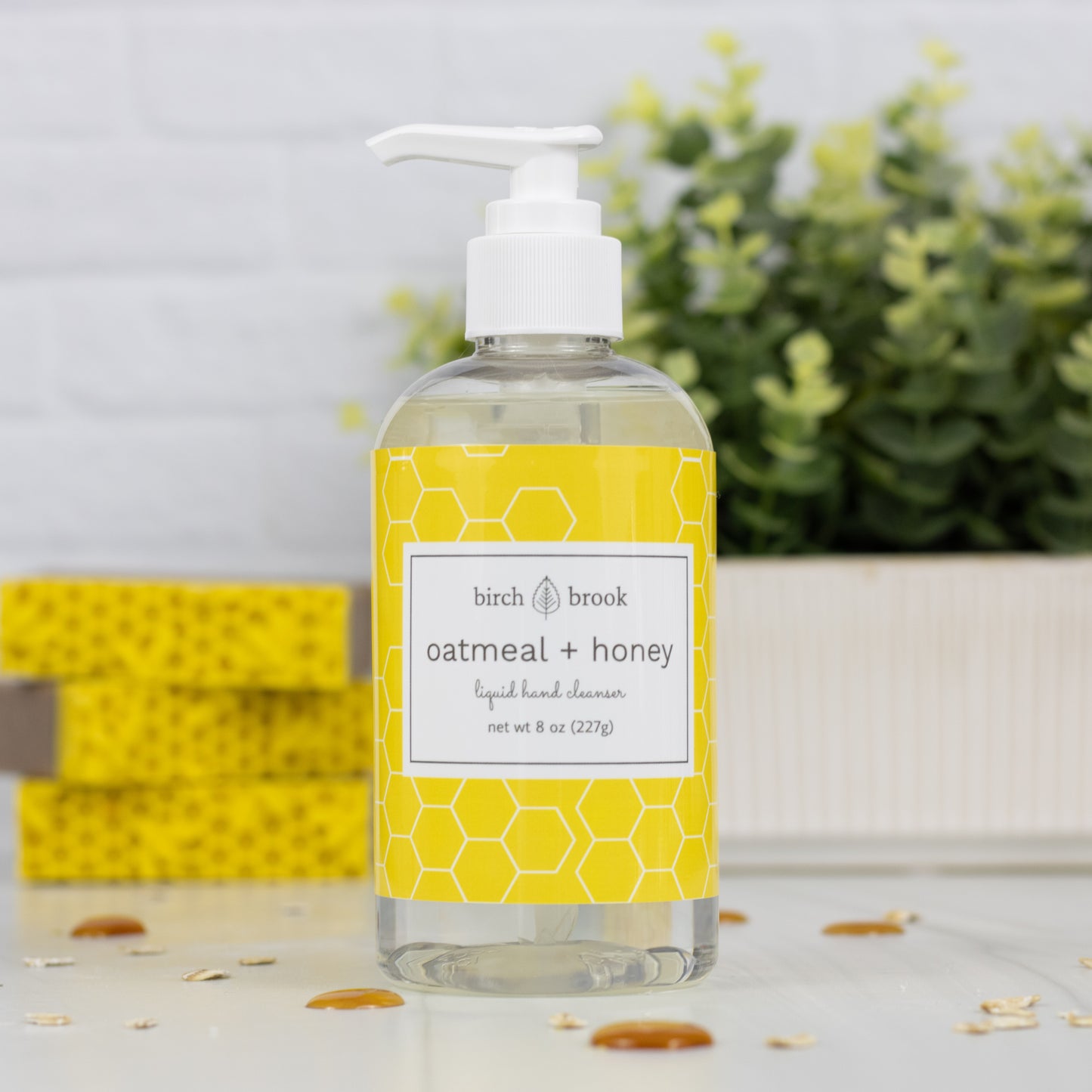 Oatmeal + Honey Liquid Hand Cleanser 8 oz