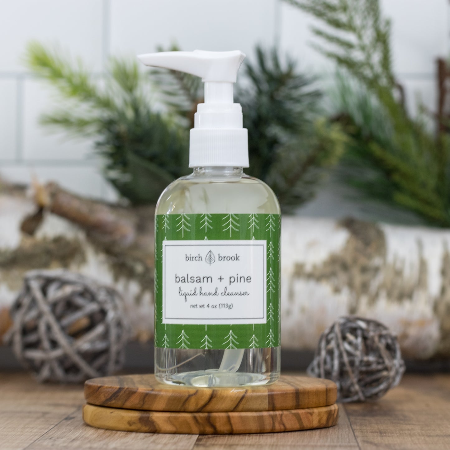 Balsam + Pine Liquid Hand Cleanser 4 oz