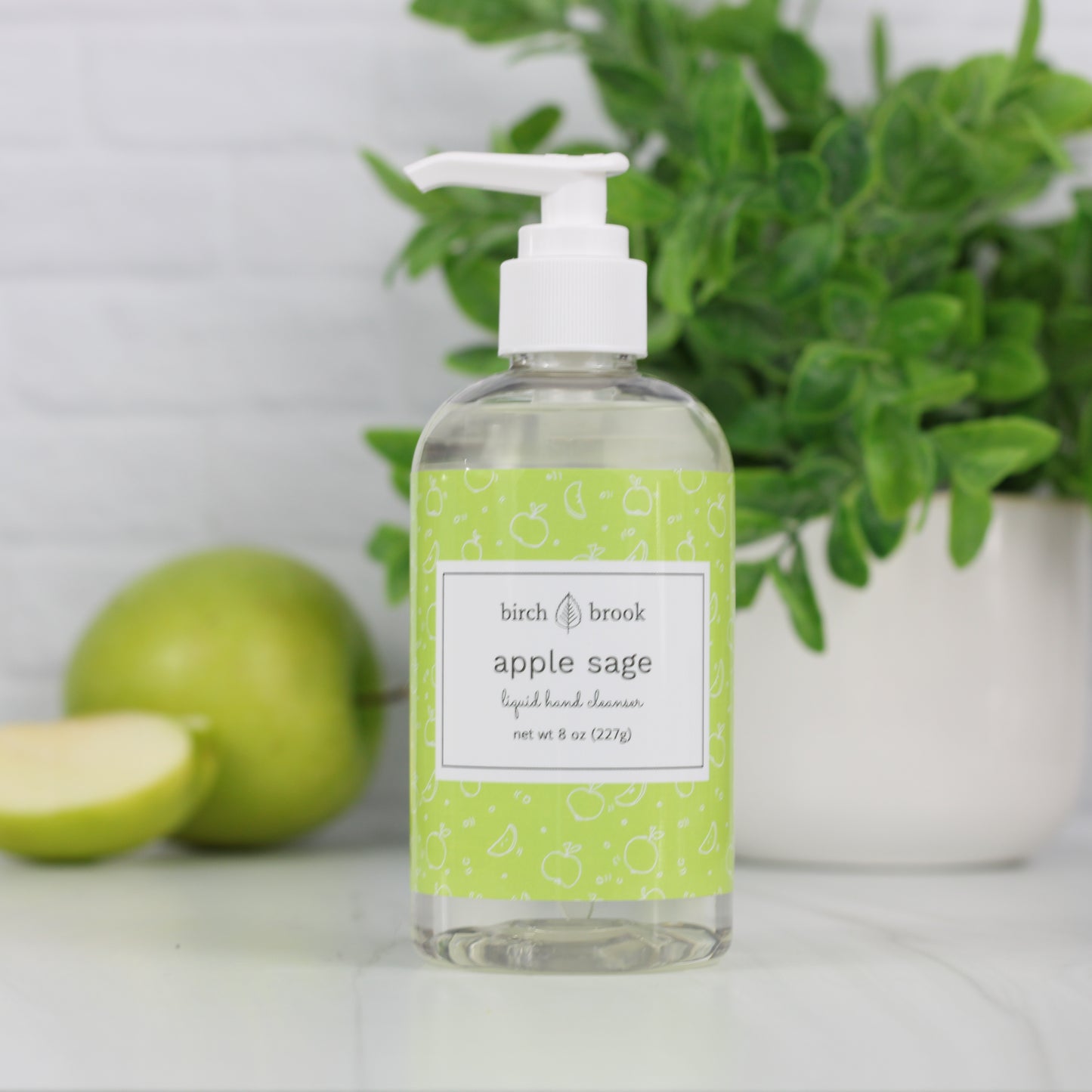Apple Sage Liquid Hand Cleanser 8 oz