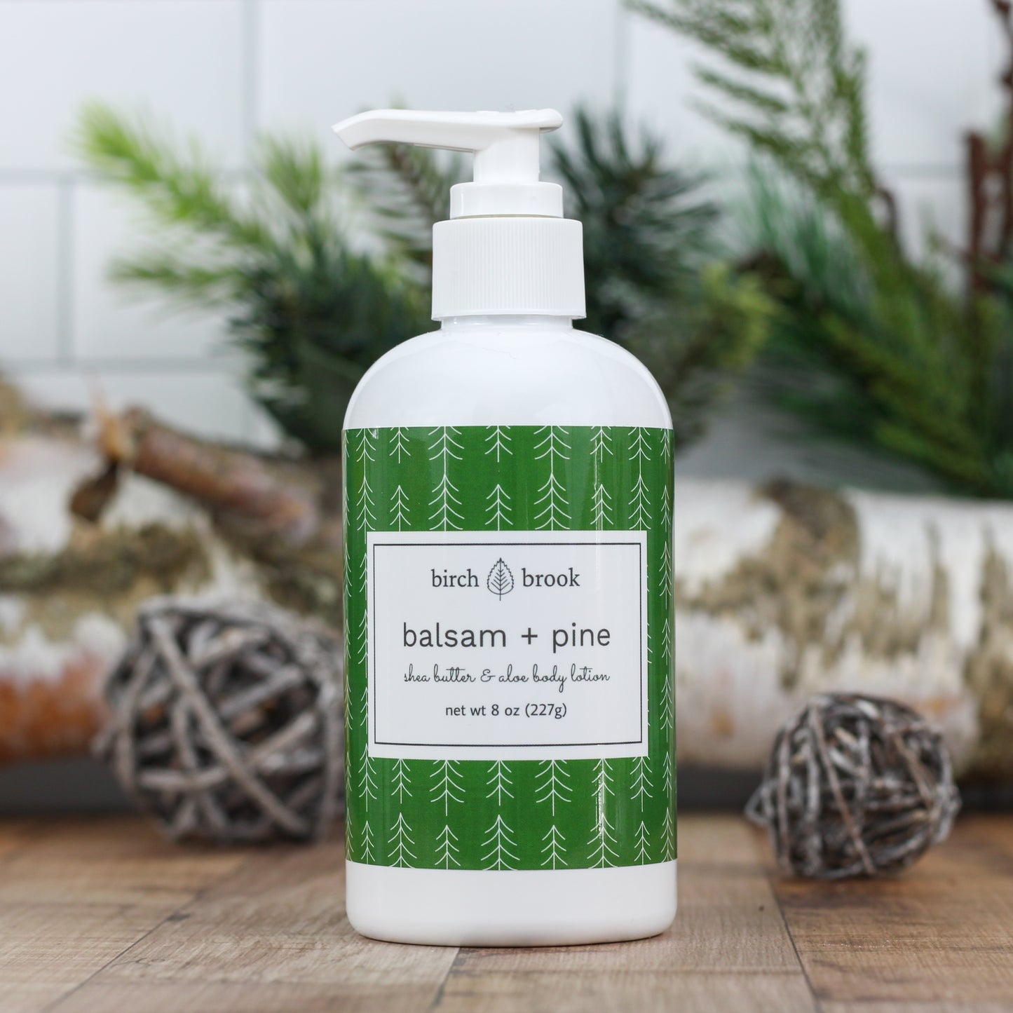 Balsam + Pine Hand and Body Lotion 8 oz