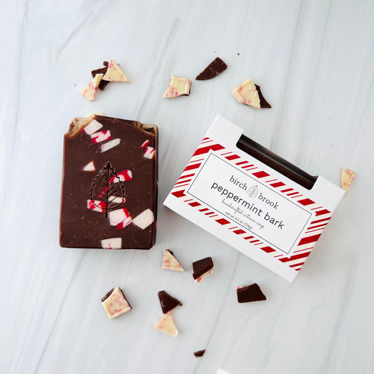 Peppermint Bark Holiday Bar Soap