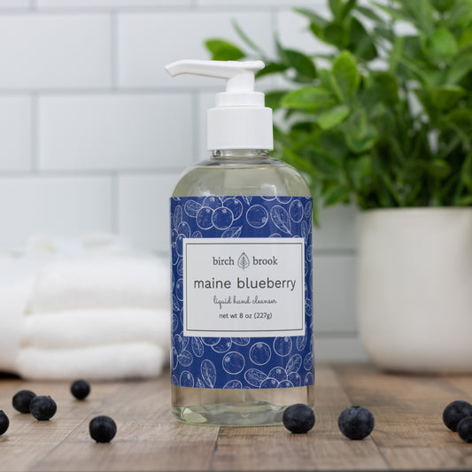 Maine Blueberry Liquid Hand Cleanser 8 oz