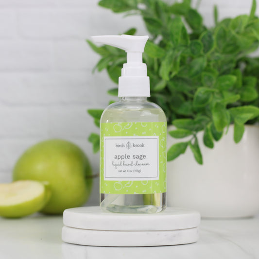 Apple Sage Liquid Hand Cleanser 4 oz