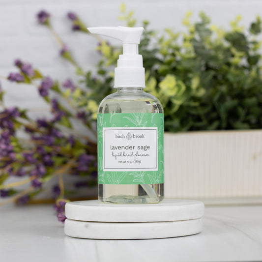 Lavender Sage Liquid Hand Cleanser 4 oz