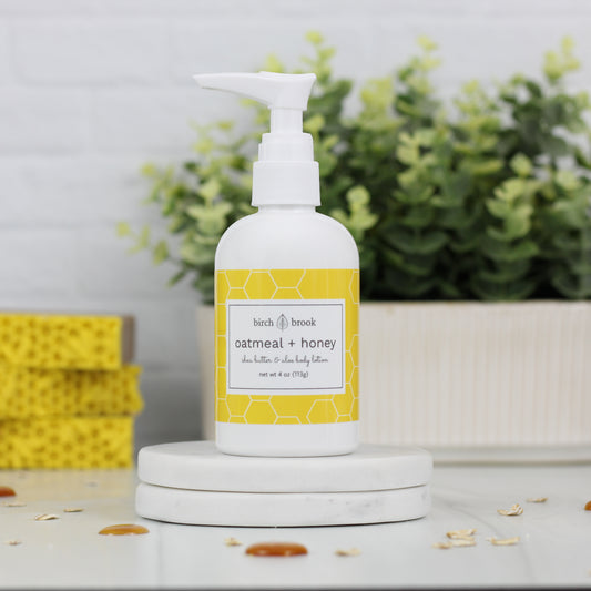 Oatmeal + Honey Hand and Body Lotion 4 oz