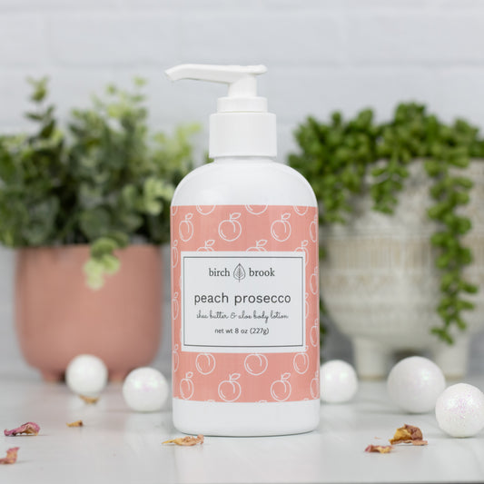 Peach Prosecco Hand and Body Lotion 8 oz