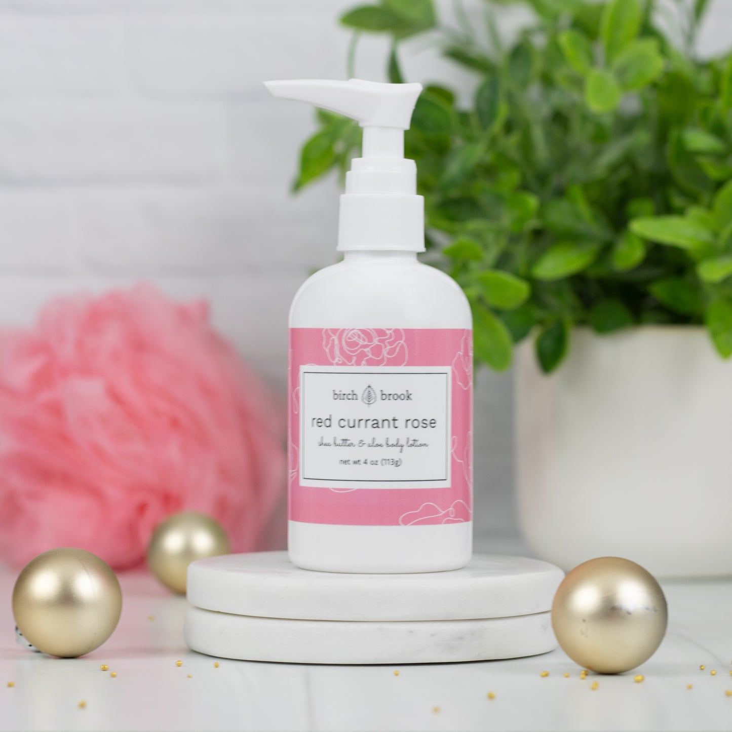 Red Currant Rose Hand and Body Lotion 4 oz