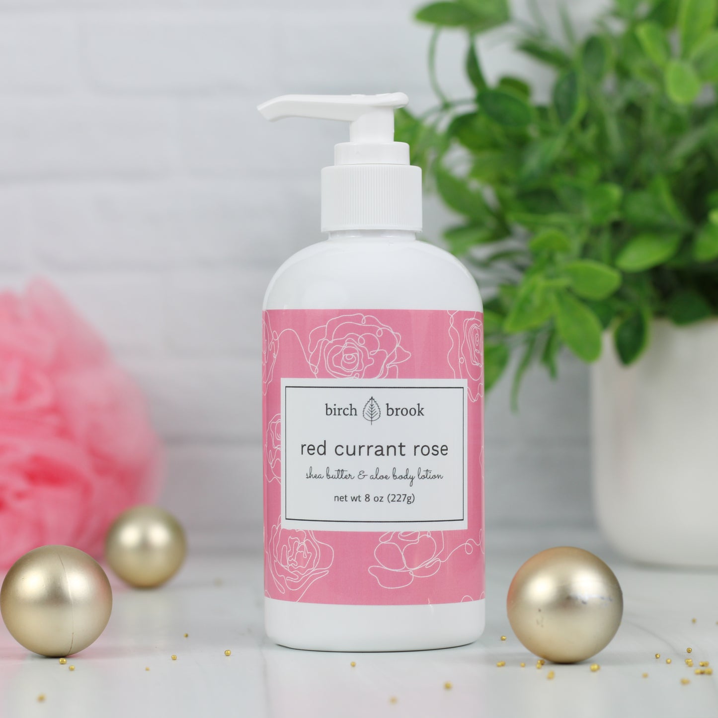 Red Currant Rose Hand and Body Lotion 8 oz