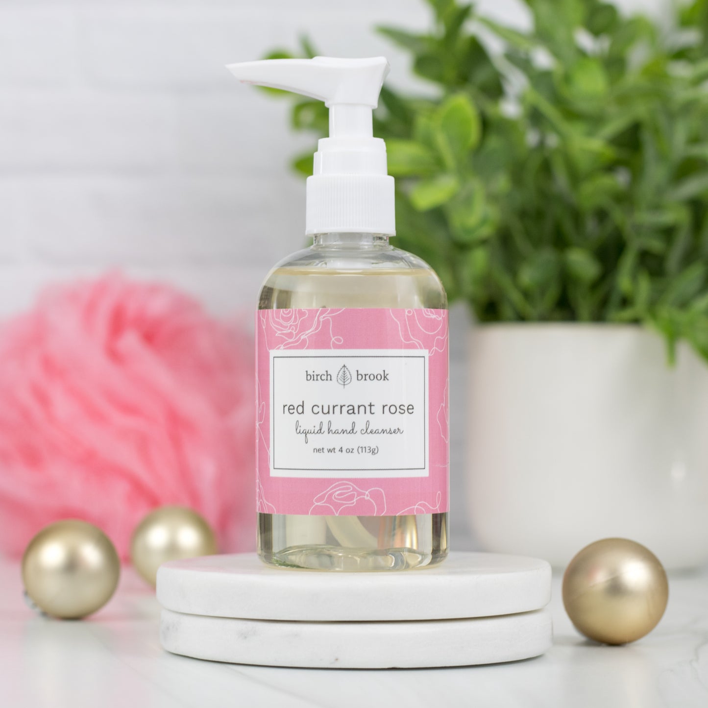 Red Currant Rose Liquid Hand Cleanser 4 oz